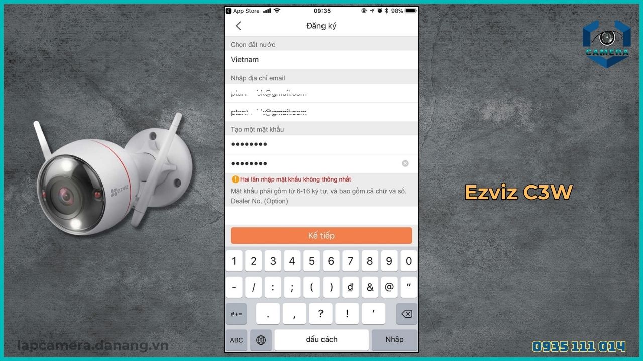 Cách cài đặt camera Ezviz C3W trên điện thoại (5)