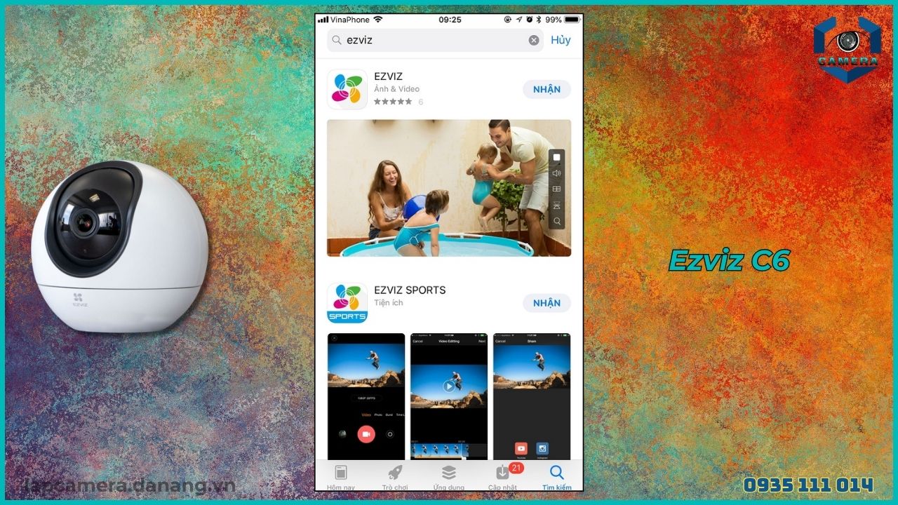 Cách cài đặt camera Ezviz C6 trên điện thoại