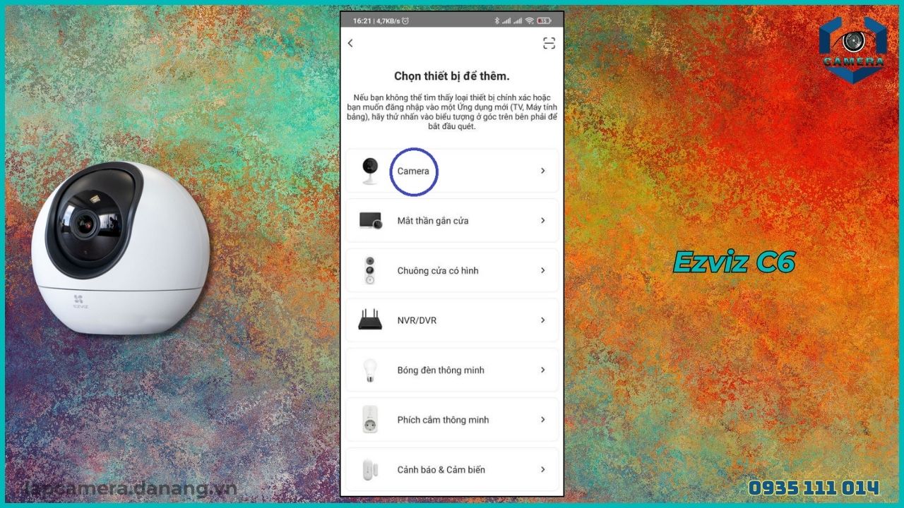 Cách cài đặt camera Ezviz C6 trên điện thoại (4)