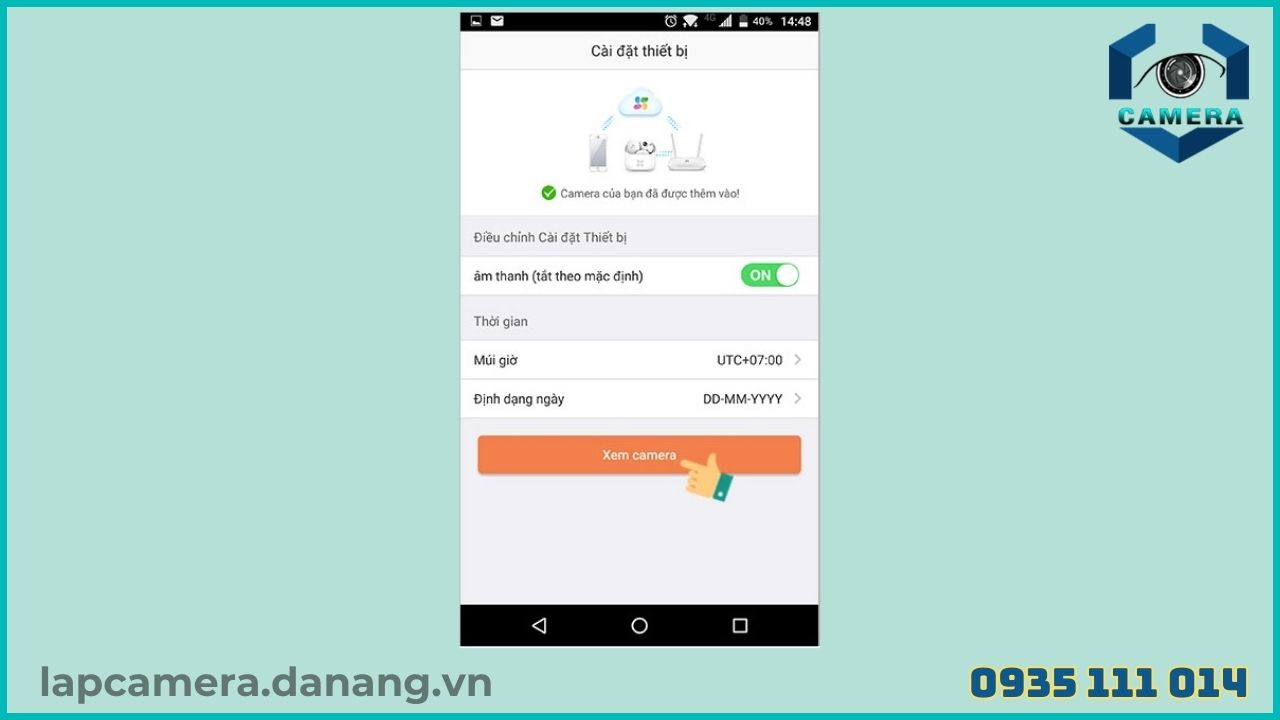 Cách cài đặt camera Ezviz CS C1C - B (10)