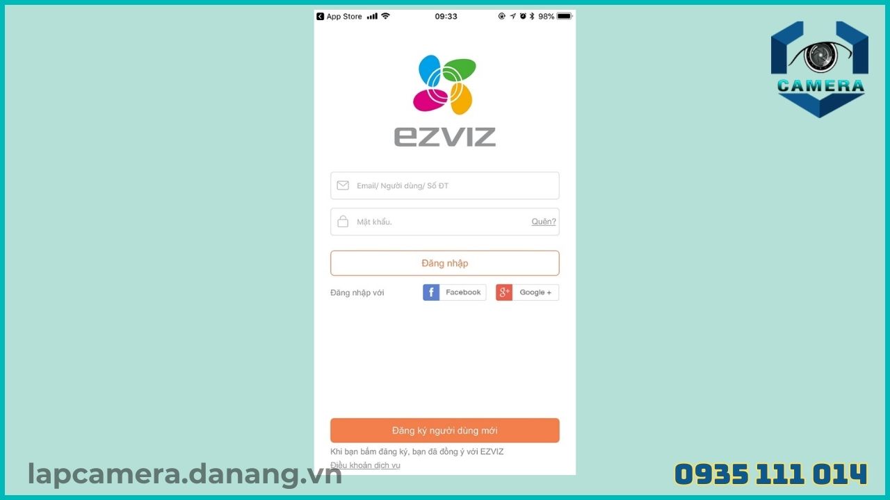 Cách cài đặt camera Ezviz CS C1C - B (2)