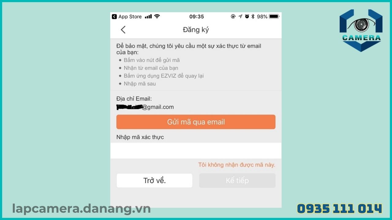 Cách cài đặt camera Ezviz CS C1C - B 
