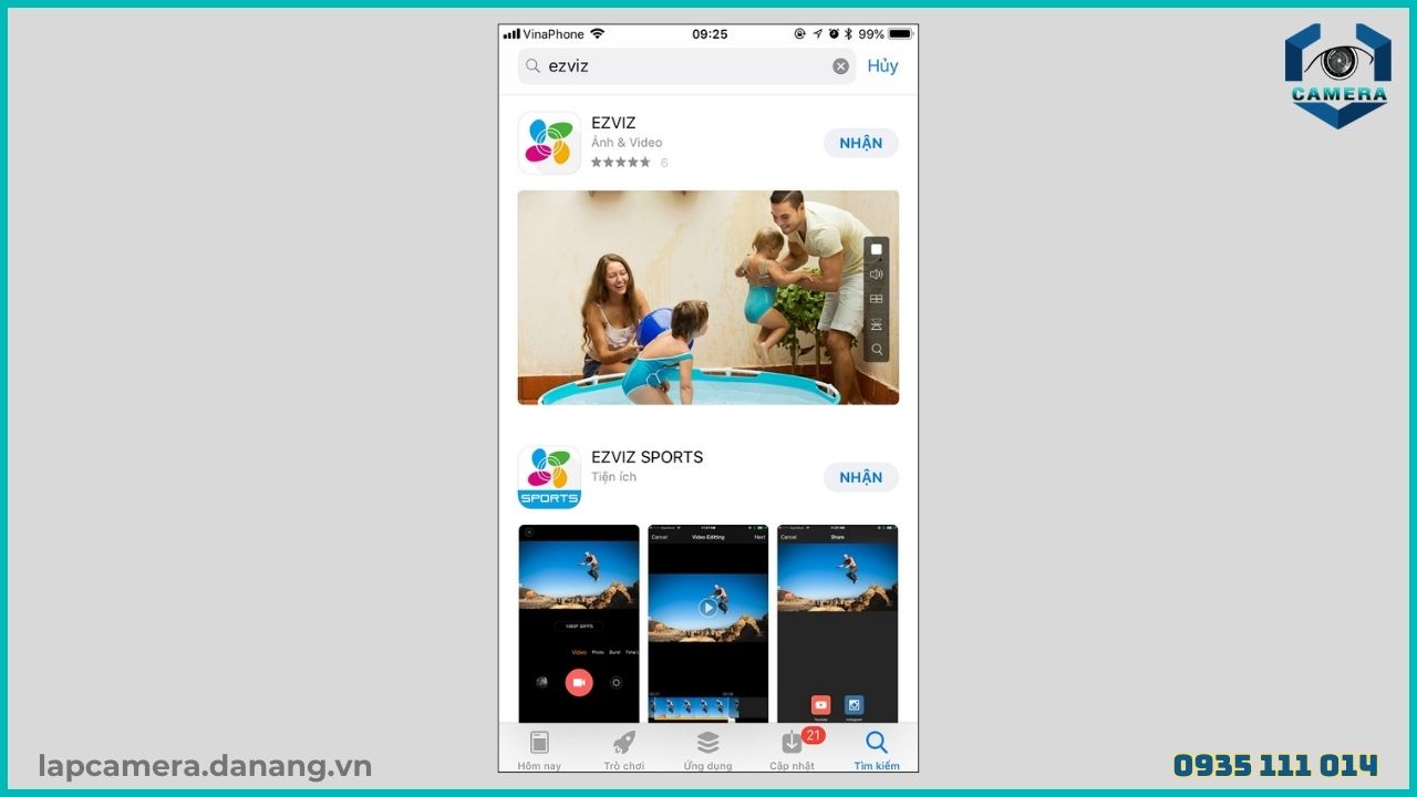 Cách cài đặt camera Ezviz H6C trên điện thoại (1)