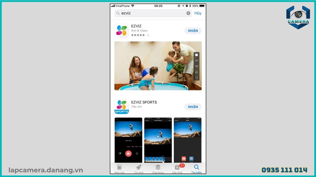 Cách cài đặt camera Ezviz TY1 trên điện thoại (2)