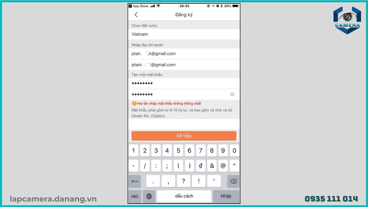 Cách cài đặt camera Ezviz TY1 trên điện thoại (5)