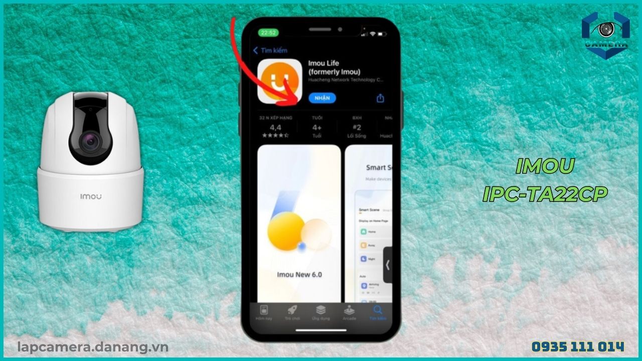 Cách cài đặt camera Imou IPC-TA22CP trên điện thoại (1)