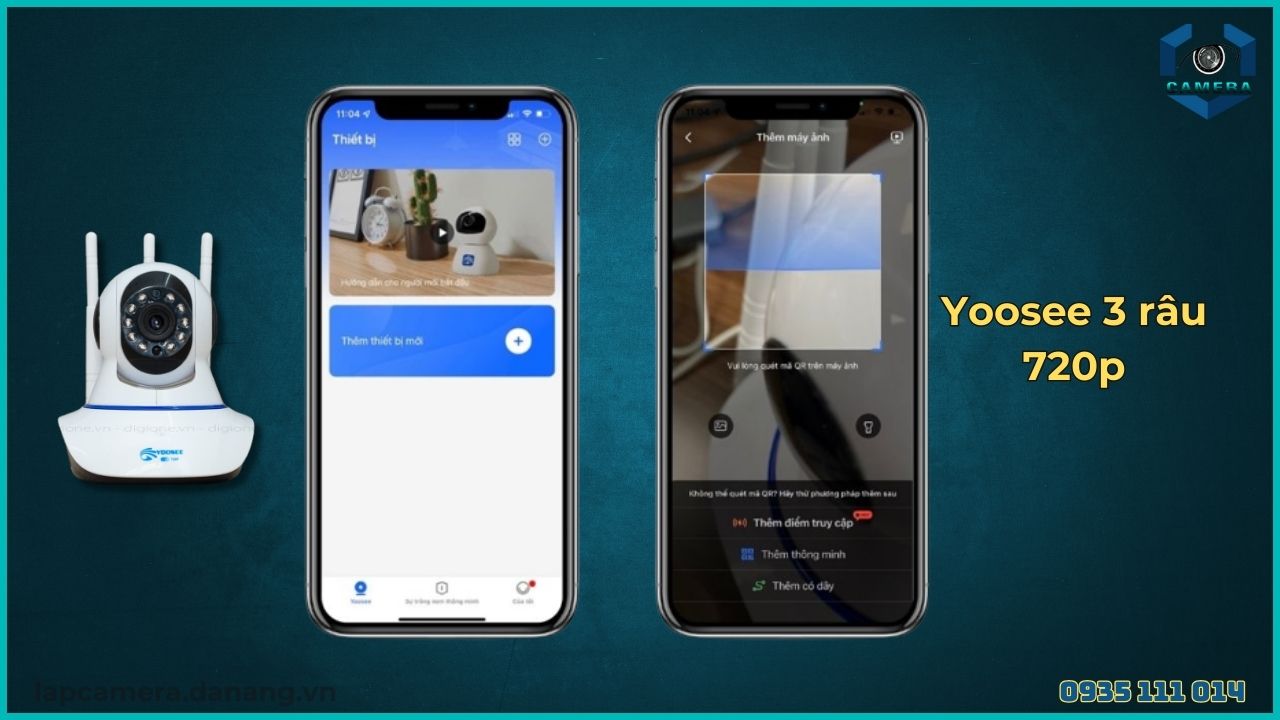 Cách cài đặt camera Yoosee 3 râu 720P (3)