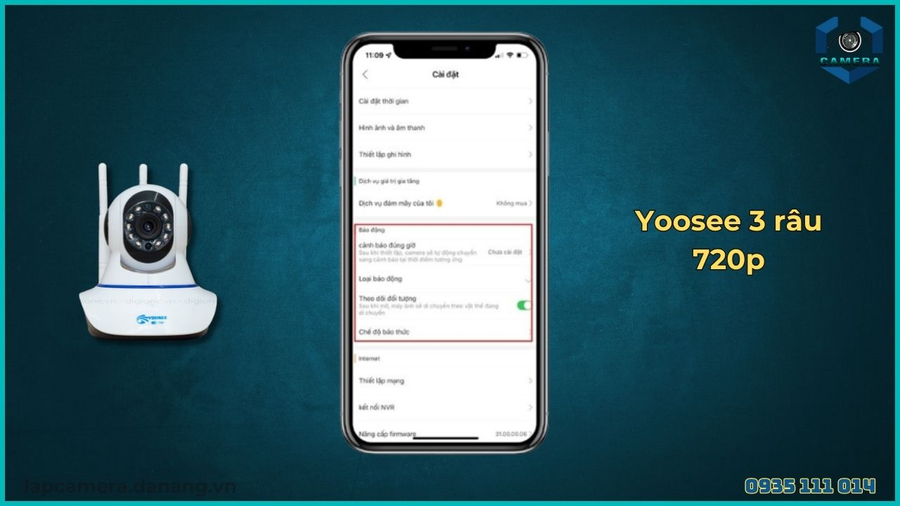 Cách cài đặt camera Yoosee 3 râu 720P (7)