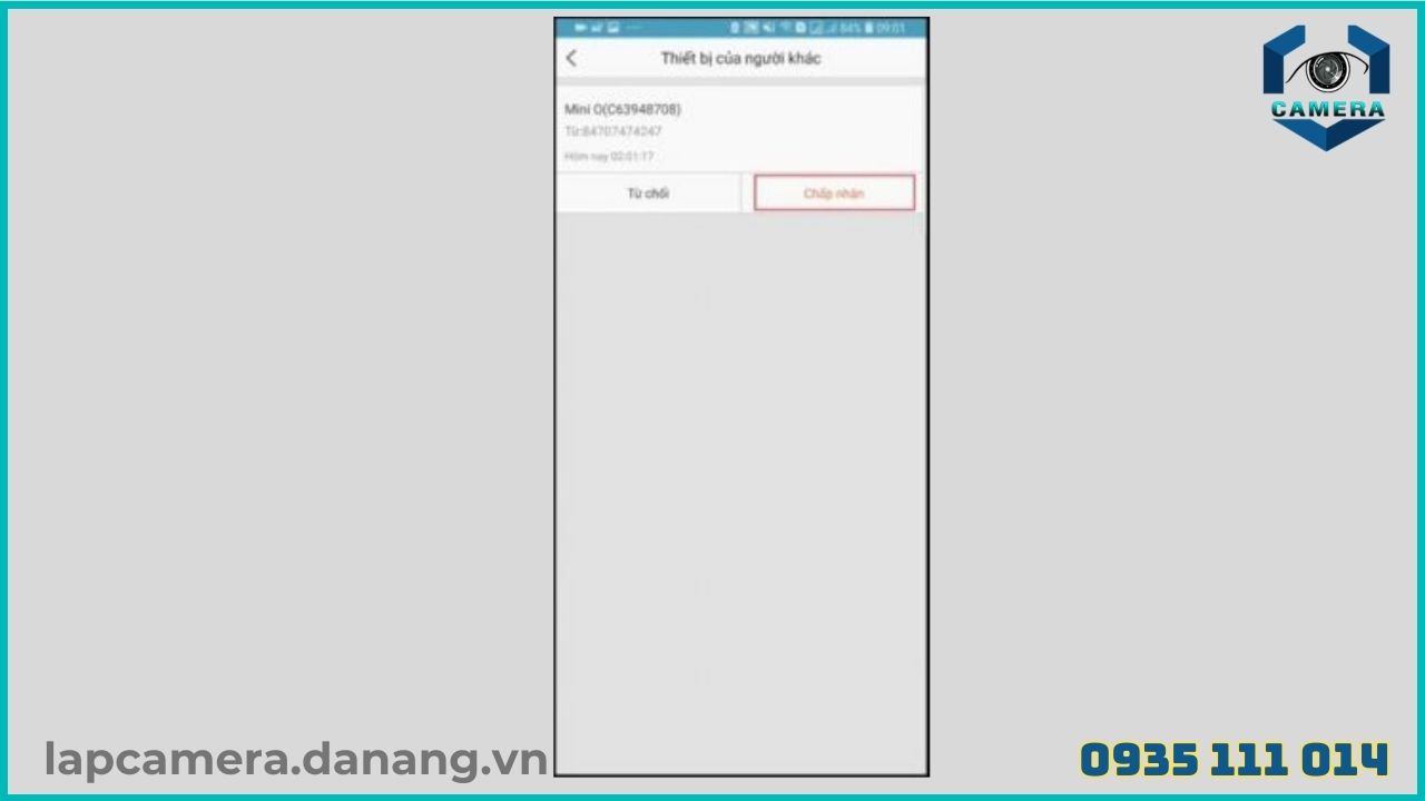 Cách chia sẻ camera Ezviz C1HC cho điện thoại khác (11)