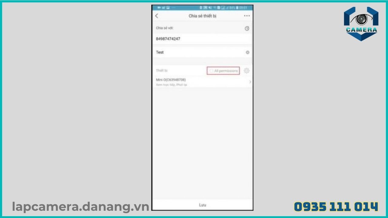 Cách chia sẻ camera Ezviz C1HC cho điện thoại khác (7)