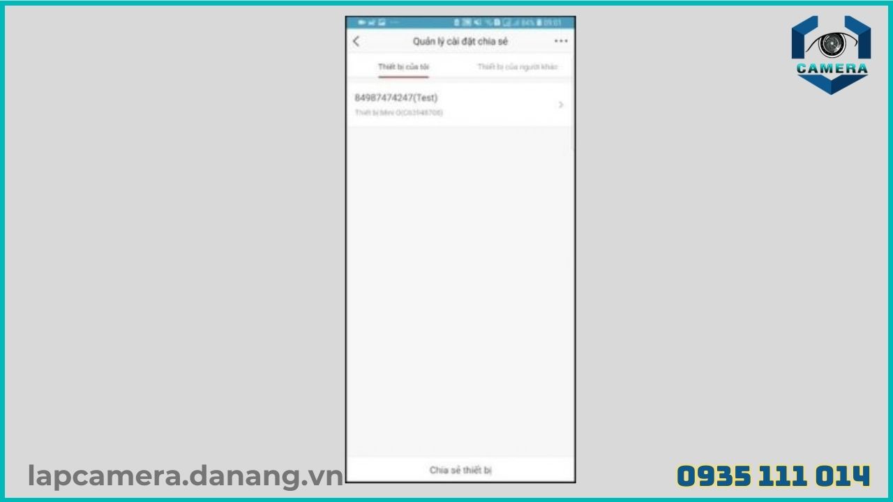 Cách chia sẻ camera Ezviz C1HC cho điện thoại khác (9)