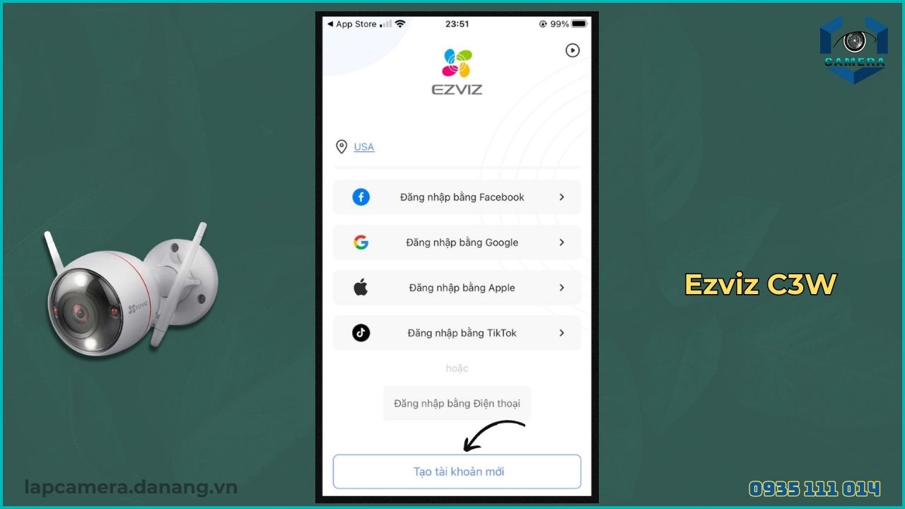 Cách chia sẻ camera Ezviz C3W cho điện thoại khác (3)
