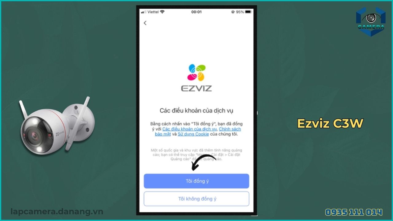 Cách chia sẻ camera Ezviz C3W cho điện thoại khác (5)