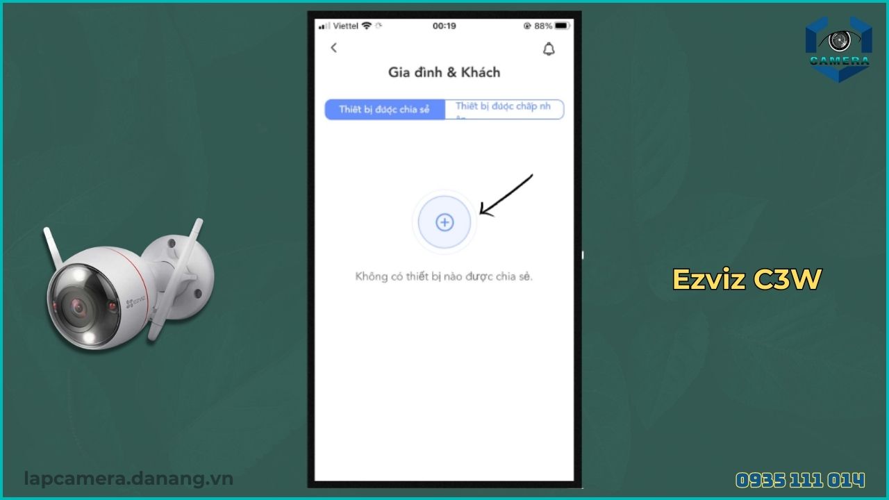Cách chia sẻ camera Ezviz C3W cho điện thoại khác (8)