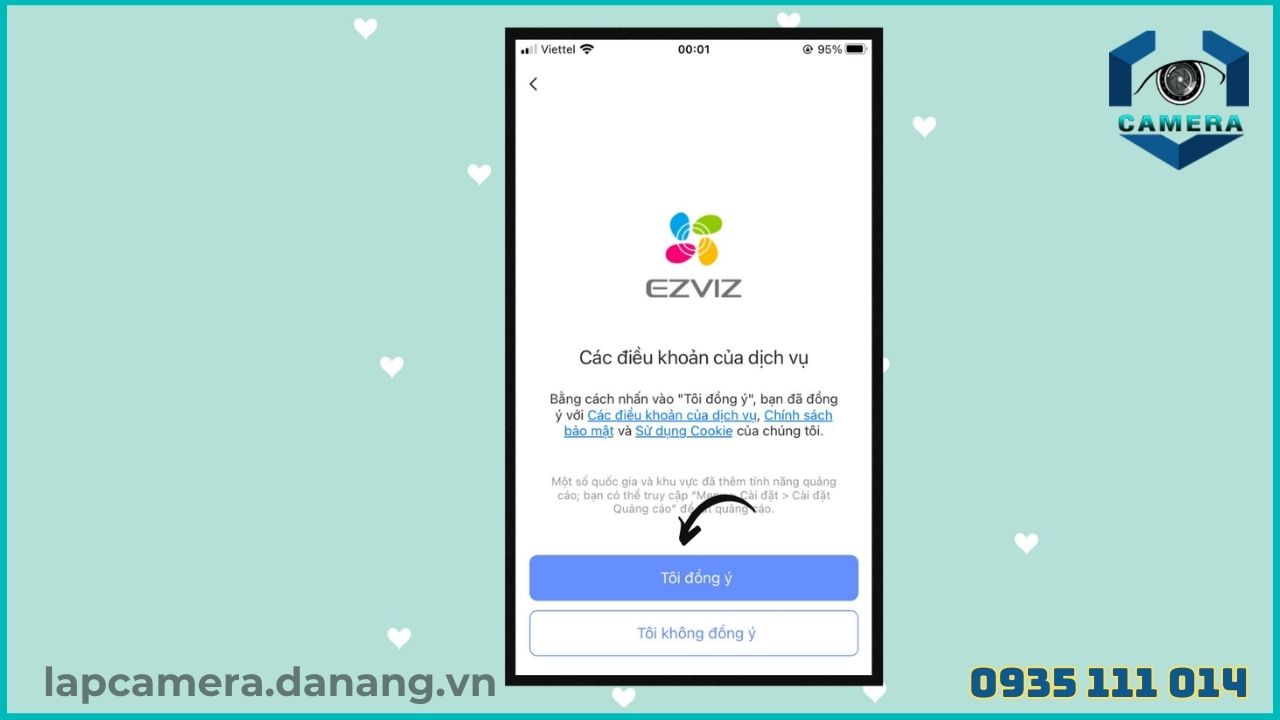 Cách chia sẻ camera ezviz C4W cho điện thoại khác (4)