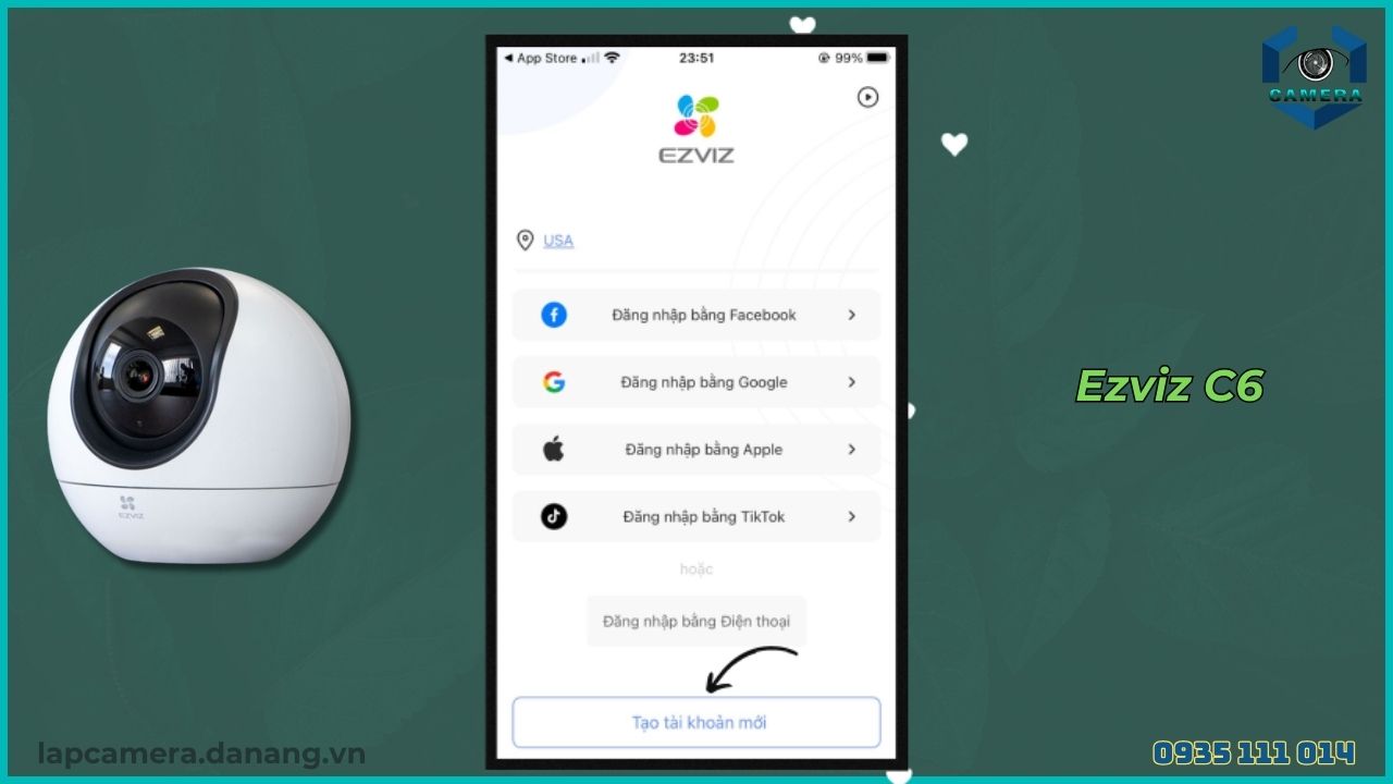 Cách chia sẻ camera Ezviz C6 cho điện thoại khác (2)