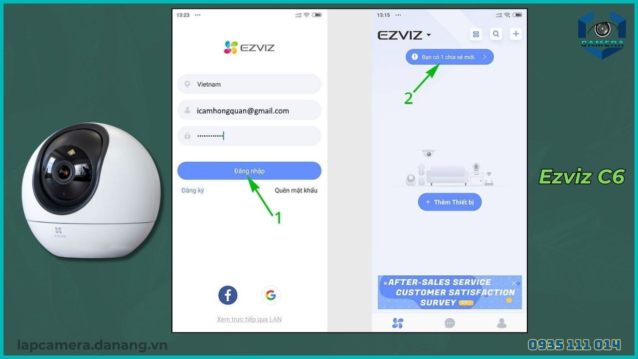 Cách chia sẻ camera Ezviz C6 cho điện thoại khác (12)