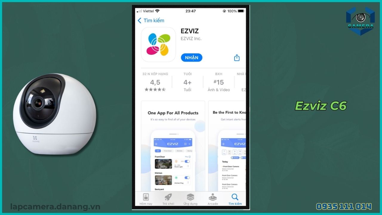 Cách chia sẻ camera Ezviz C6 cho điện thoại khác (1)