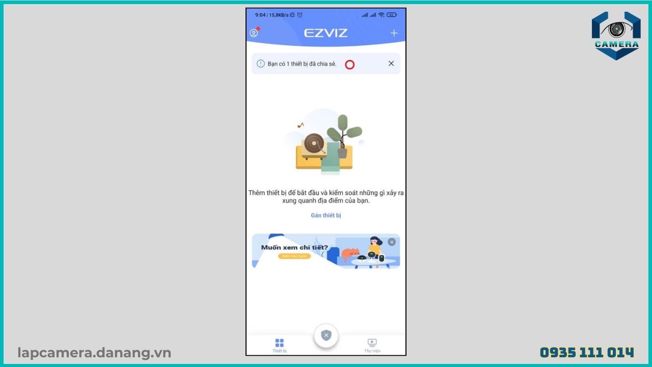 Cách chia sẻ camera Ezviz TY1 cho điện thoại khác (13)