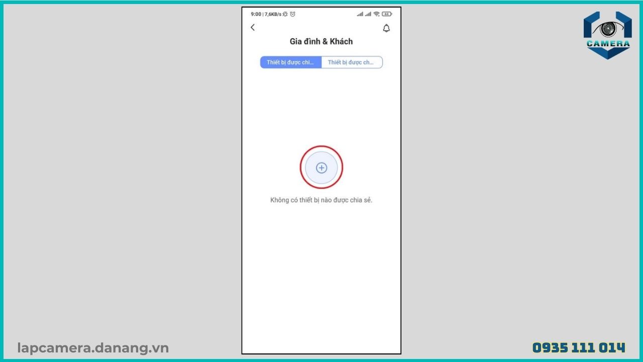 Cách chia sẻ camera Ezviz TY1 cho điện thoại khác (8)