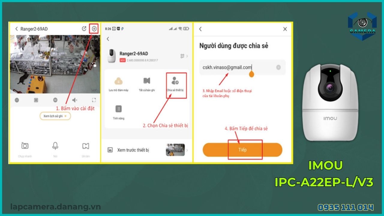 Cách chia sẻ camera Imou IPC-A22EP-LV3 cho điện thoại khác (4)