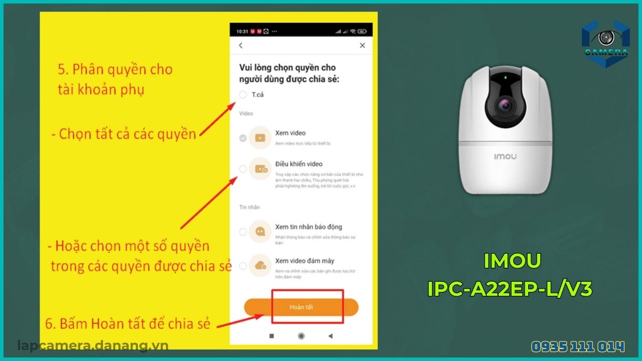 Cách chia sẻ camera Imou IPC-A22EP-LV3 cho điện thoại khác (5)