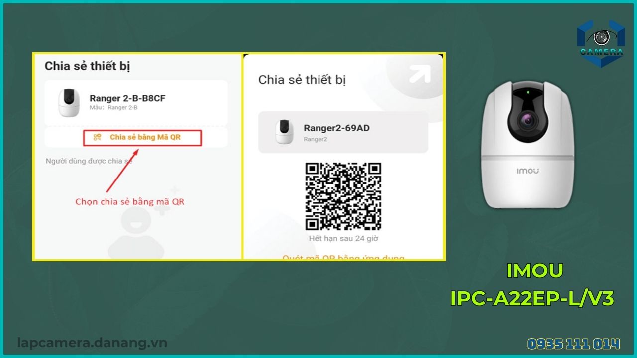 Cách chia sẻ camera Imou IPC-A22EP-LV3 cho điện thoại khác (6)