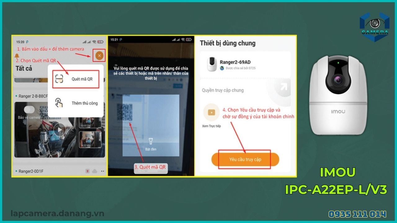Cách chia sẻ camera Imou IPC-A22EP-LV3 cho điện thoại khác (7)