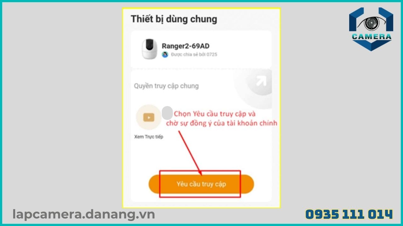 Cách chia sẻ camera IMOU IPC – C22SP cho điện thoại khác (5)
