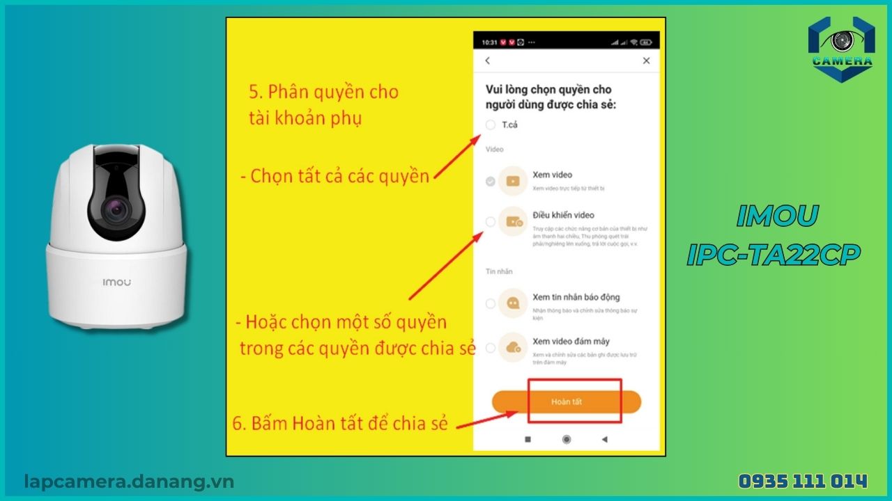 Cách chia sẻ camera Imou IPC-TA22CP cho điện thoại khác (8)