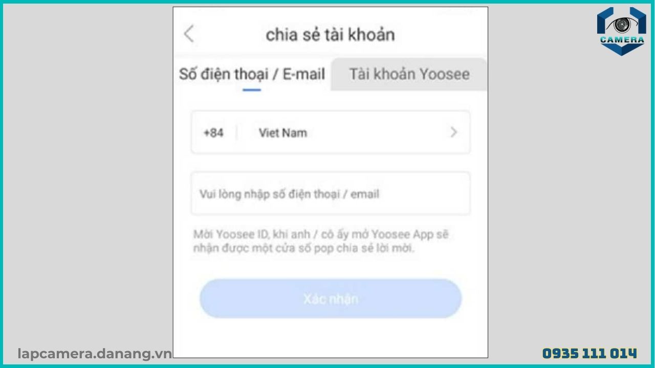Cách chia sẻ camera Yoosee 3 râu 3.0 megapixel (12)