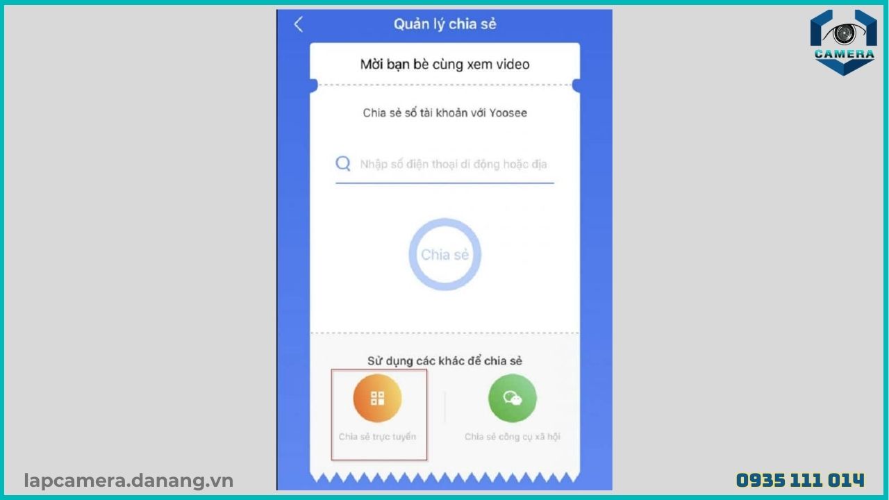 Cách chia sẻ camera Yoosee 3 râu 3.0 megapixel (6)