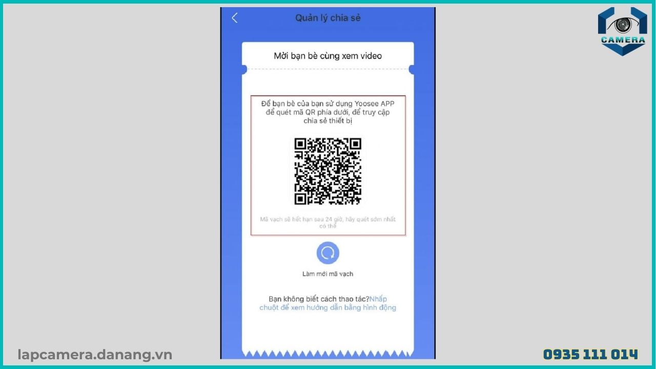 Cách chia sẻ camera Yoosee 3 râu 3.0 megapixel (7)