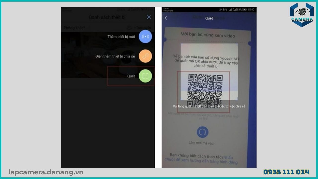 Cách chia sẻ camera Yoosee 3 râu 3.0 megapixel (8)