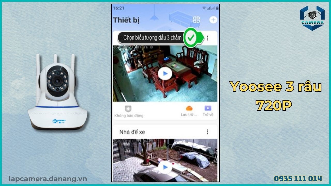 Cách chia sẻ camera Yoosee 3 râu 720P cho điện thoại khác (2)