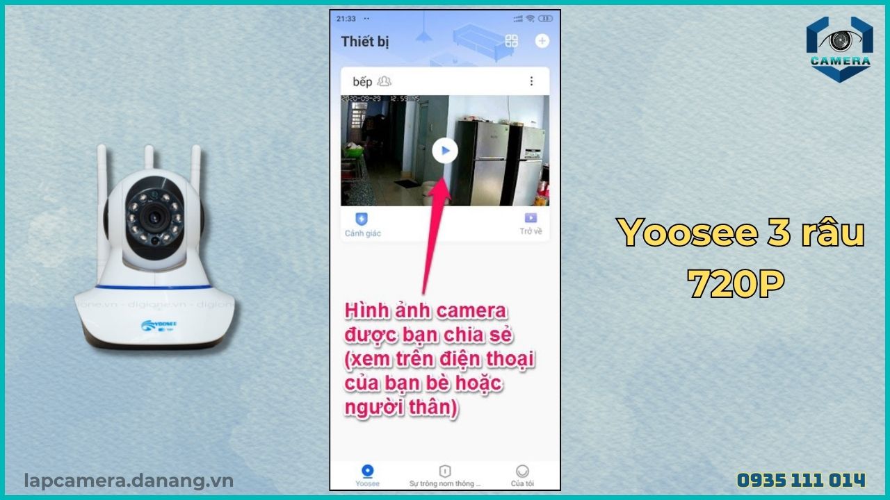 Cách chia sẻ camera Yoosee 3 râu 720P cho điện thoại khác (8)