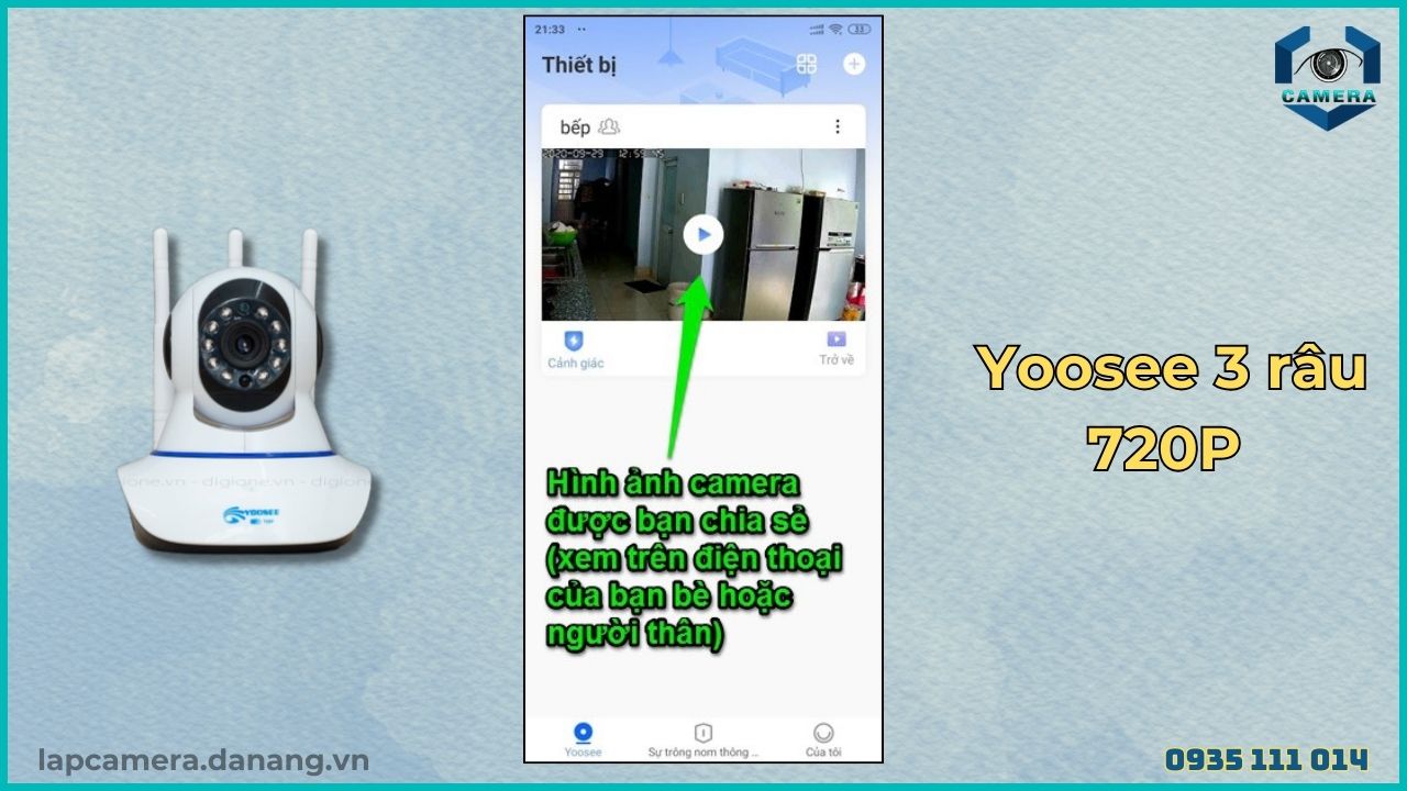 Cách chia sẻ camera Yoosee 3 râu 720P cho điện thoại khác (9)