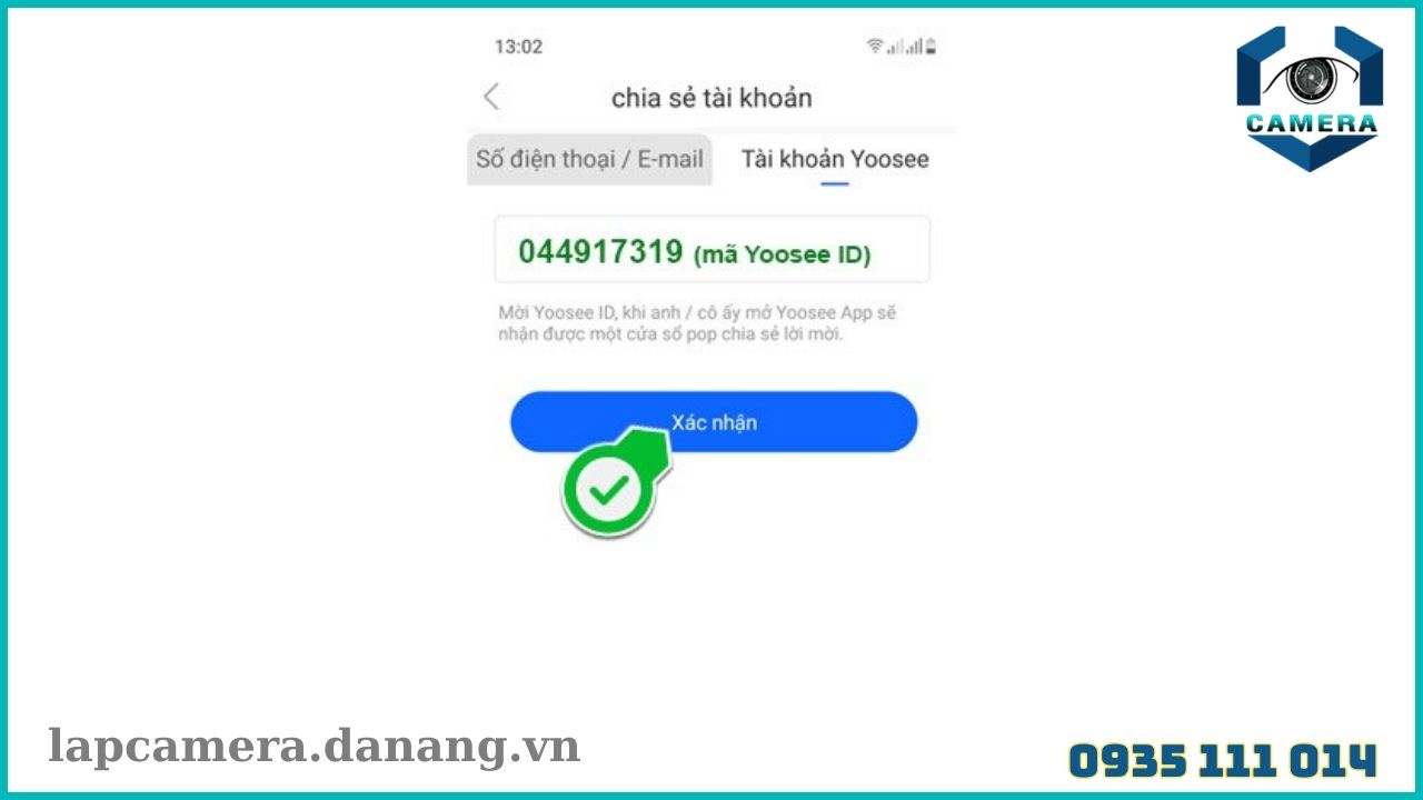 Cách chia sẻ camera yoosee cho điện thoại khác (9)