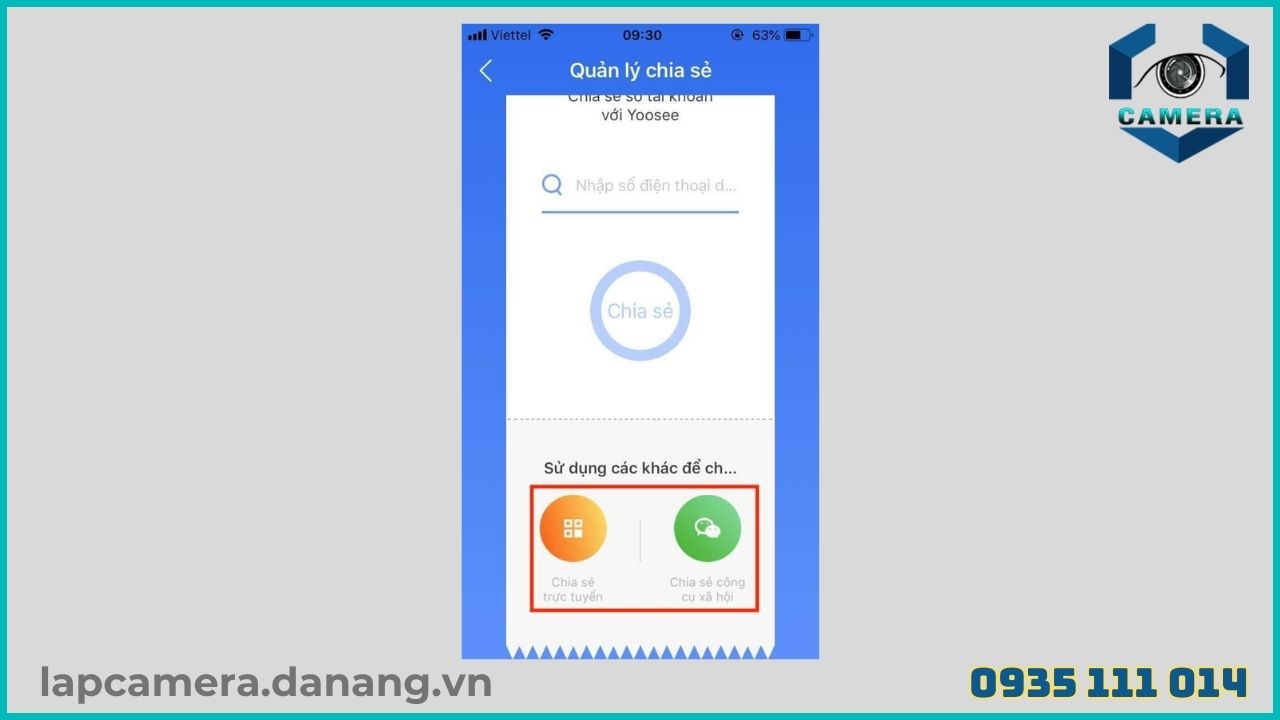 Cách chia sẻ camera Yoosee GW-999RW 720p cho điện thoại khác (4)