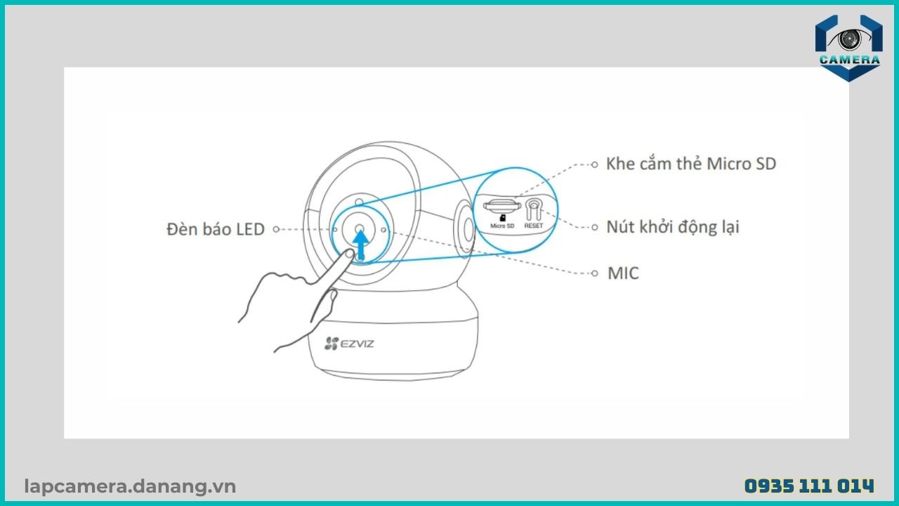 Cách reset mật khẩu cho camera Ezviz H6C (3)