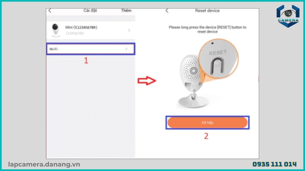 Cách reset mật khẩu cho camera Ezviz H6C