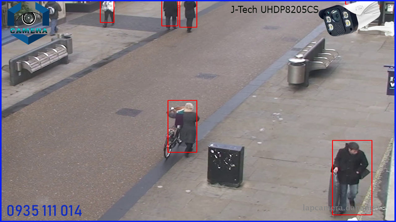 Camera IP J-Tech ngoài trời UHDP8205CS (3MP / Human Detect / Face ID ...