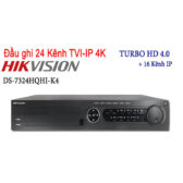 Đầu ghi hình HD-TVI 24 kênh TURBO 4.0 HIKVISION DS-7324HQHI-K4