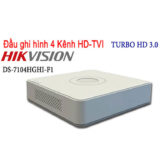 Đầu ghi hình HD-TVI 4 kênh TURBO 3.0 HIKVISION DS-7104HGHI-F1