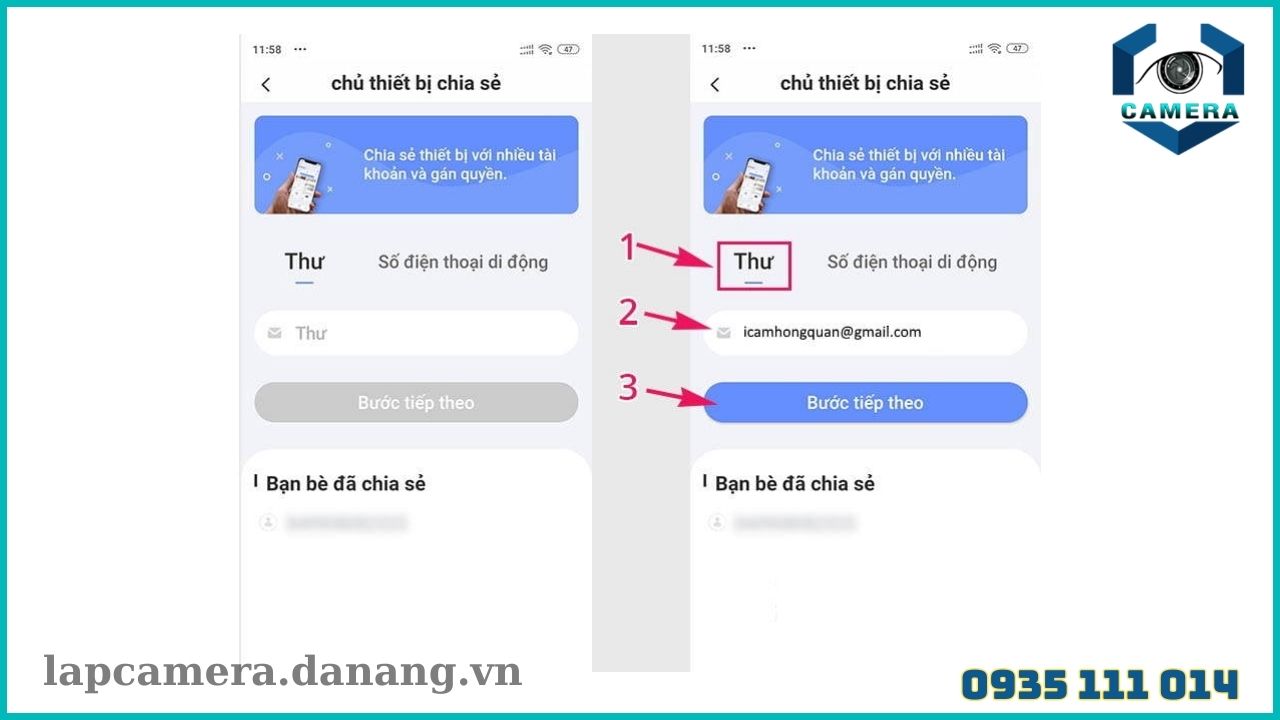 Hướng dẫn chia sẻ camera Ezviz TY1 cho người khác (2)