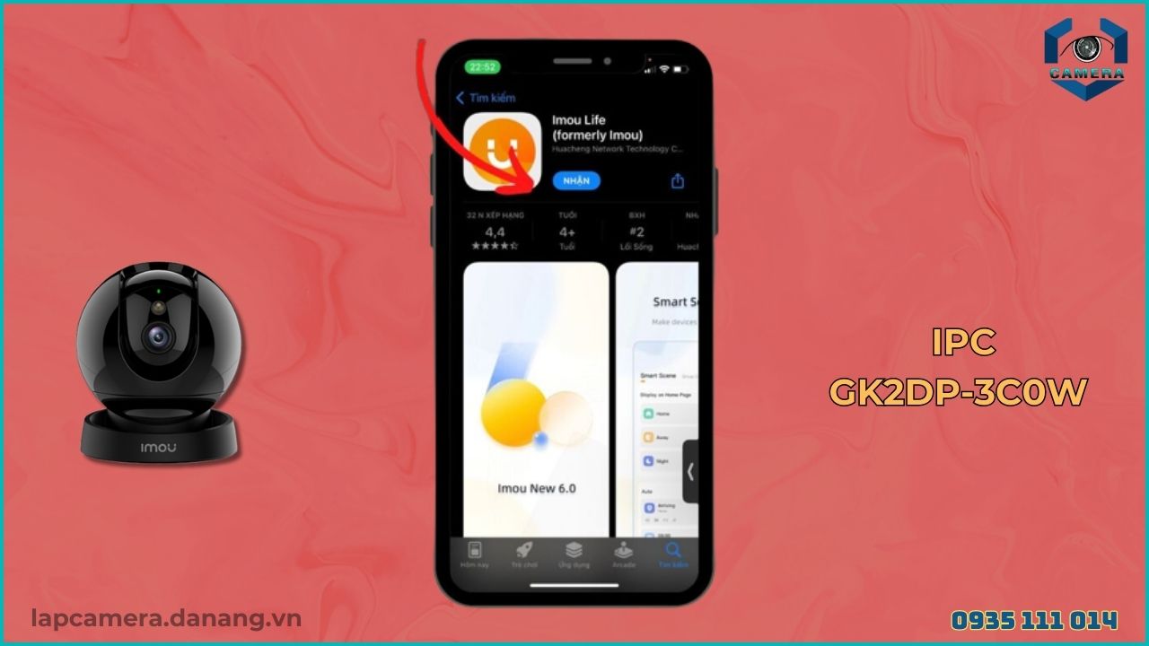 Cách cài đặt camera Imou IPC-GK2DP-3C0W trên điện thoại