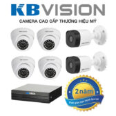 Trọn bộ 06 camera Kbvision 2.0 megapixel