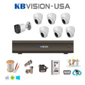 Trọn bộ 07 camera Kbvision 2.0 megapixel