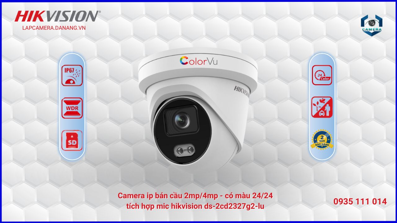 Camera DS-2CD2327G2-LU tại Skytech