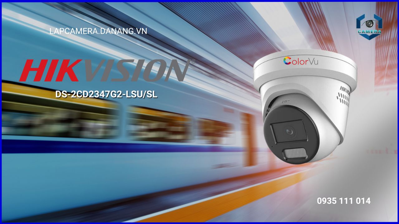 Camera IP bán cầu DS-2CD2347G2-LSU/SL tại Skytech